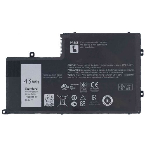 Аккумулятор TRHFF для ноутбука Dell Inspiron 15-5547 11.1V 3800mAh ORG аккумуляторная батарея для ноутбука dell inspiron 15 5547 43wh trhff