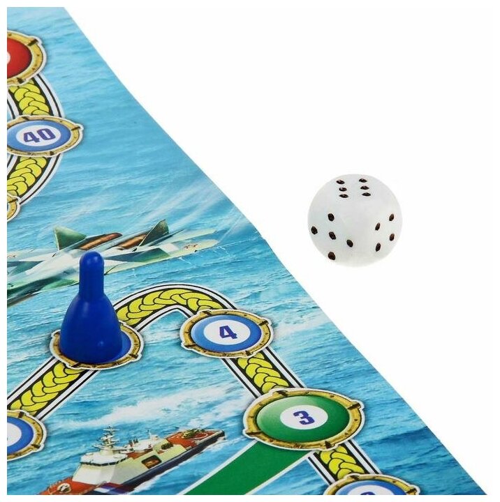 Настольная игра-ходилка Умка Морской бой в блистере малого формата - фото №17