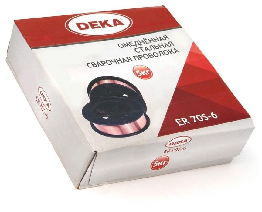 Омедненная проволока DEKA ER70S-6 0,6 мм по 5 кг - фотография № 2
