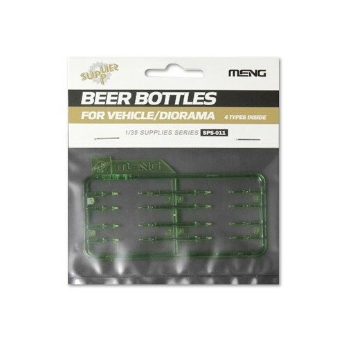 Сборные модели MENG SPS-011 бутылки с пивом Beer Bottles for Vehicle/Diorama 1/35 сборные модели meng sps 002 бутылки drink bottles for vehicle diorama 4types 1 35