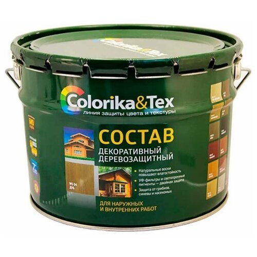 Состав деревозащитный Colorika&Tex иней 0,8 л Состав деревозащитный 