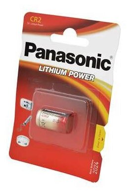 Элемент питания Panasonic Lithium Power CR-2L/1BP CR2 BL1, арт. 13190 (1 шт.)