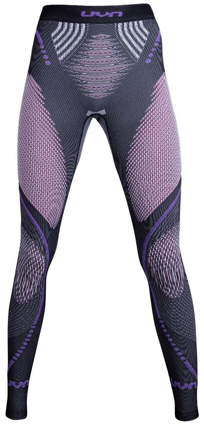 Брюки UYN Evolutyon Underwear Pants Long Melange Anthracite Melange/Raspberry/Purple (US:L/XL) 