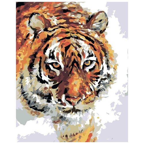Картина по номерам Взгляд хищника, 40x50 см картина по номерам взгляд тигра 40x50 см