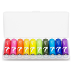 Батарейки алкалиновые Xiaomi (Mi) Rainbow ZI7 типа AAА (уп.10 шт, разноцветные - изображение