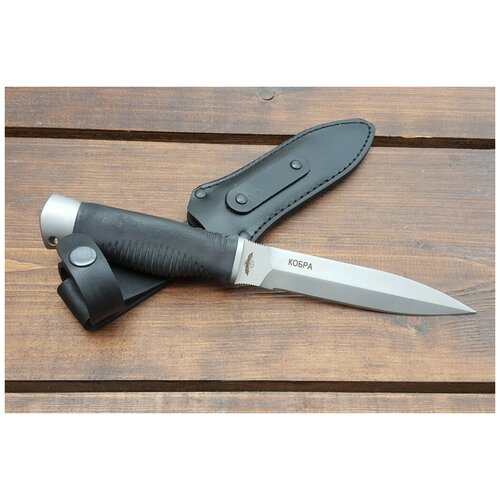 фото Нож кобра мелита-к, рукоять термоэластопласт (резина), покрытие антиблик (туристический)