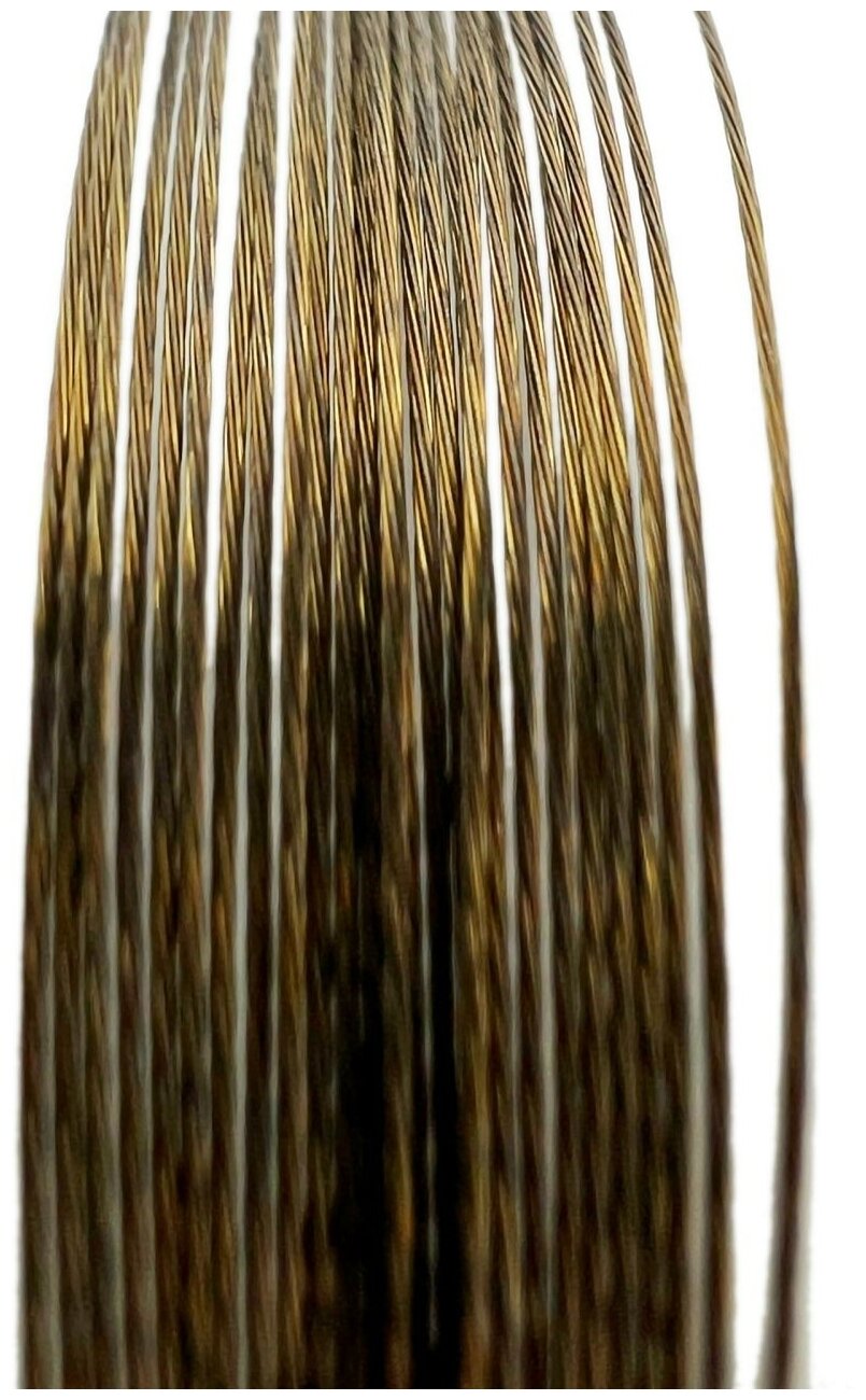 Поводковый материал x-fish 30lb 1335 кг Длина 10м Цвет коричневый