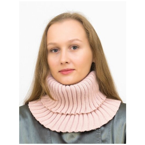 Снуд воротник женский Антарес (Цвет пудровый)