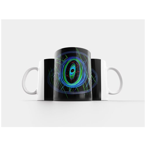 фото Кружка "световой рисунок, картина со светом, цвет" 320 мл lotsprints