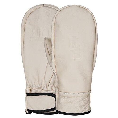 фото Варежки bonus gloves 2020-21 bonus athletic leather white (us:m)