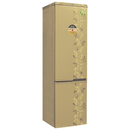 Холодильник DON R 295 ZF, золотой цветок двухкамерный холодильник don r 295 zf