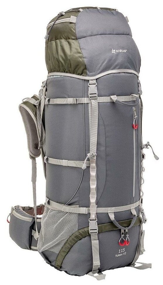 Экспедиционный рюкзак Nisus Yukon 115, серый
