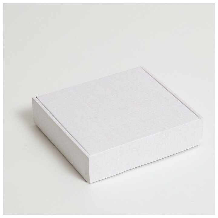 Коробка самосборная, белая, 20 х 18 х 5 см 7370800