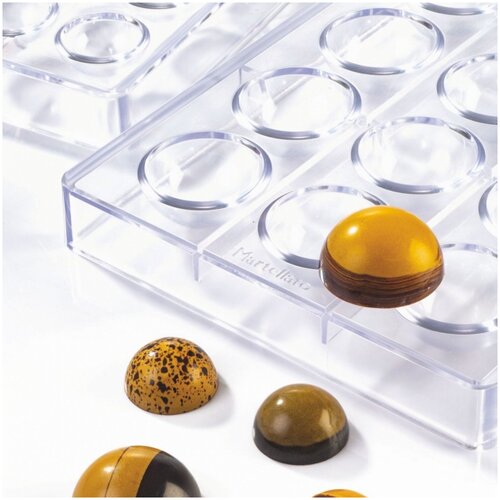 Форма для шоколада «Полусфера» поликарбонатная MA5004 40 мм, Martellato, Италия