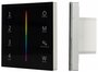 027104 Панель Sens SMART-P30-RGBW Black (230V, 4 зоны, 2.4G) (ARL, IP20 Пластик)