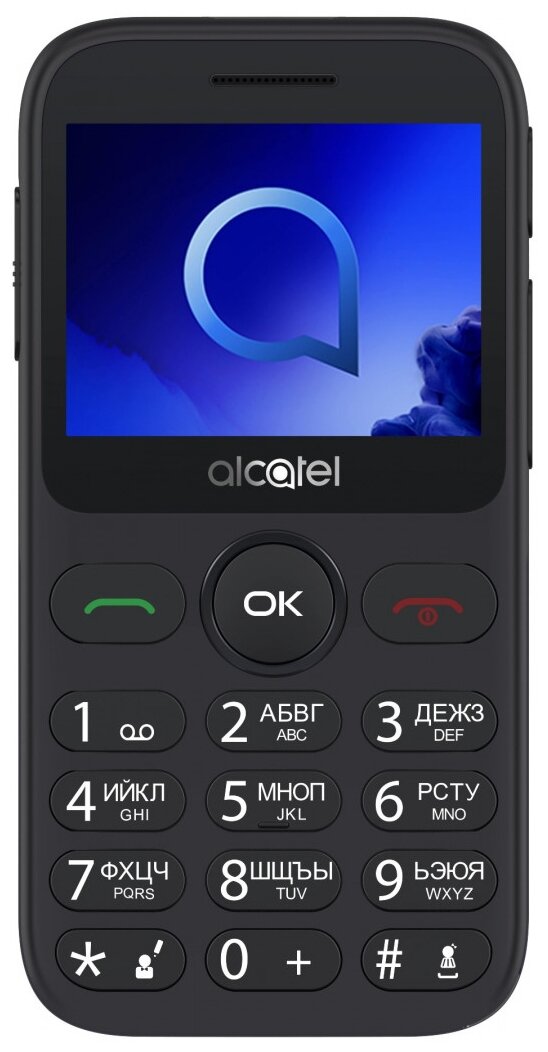 Alcatel 2019G, 1 micro SIM, серебристый - фотография № 3