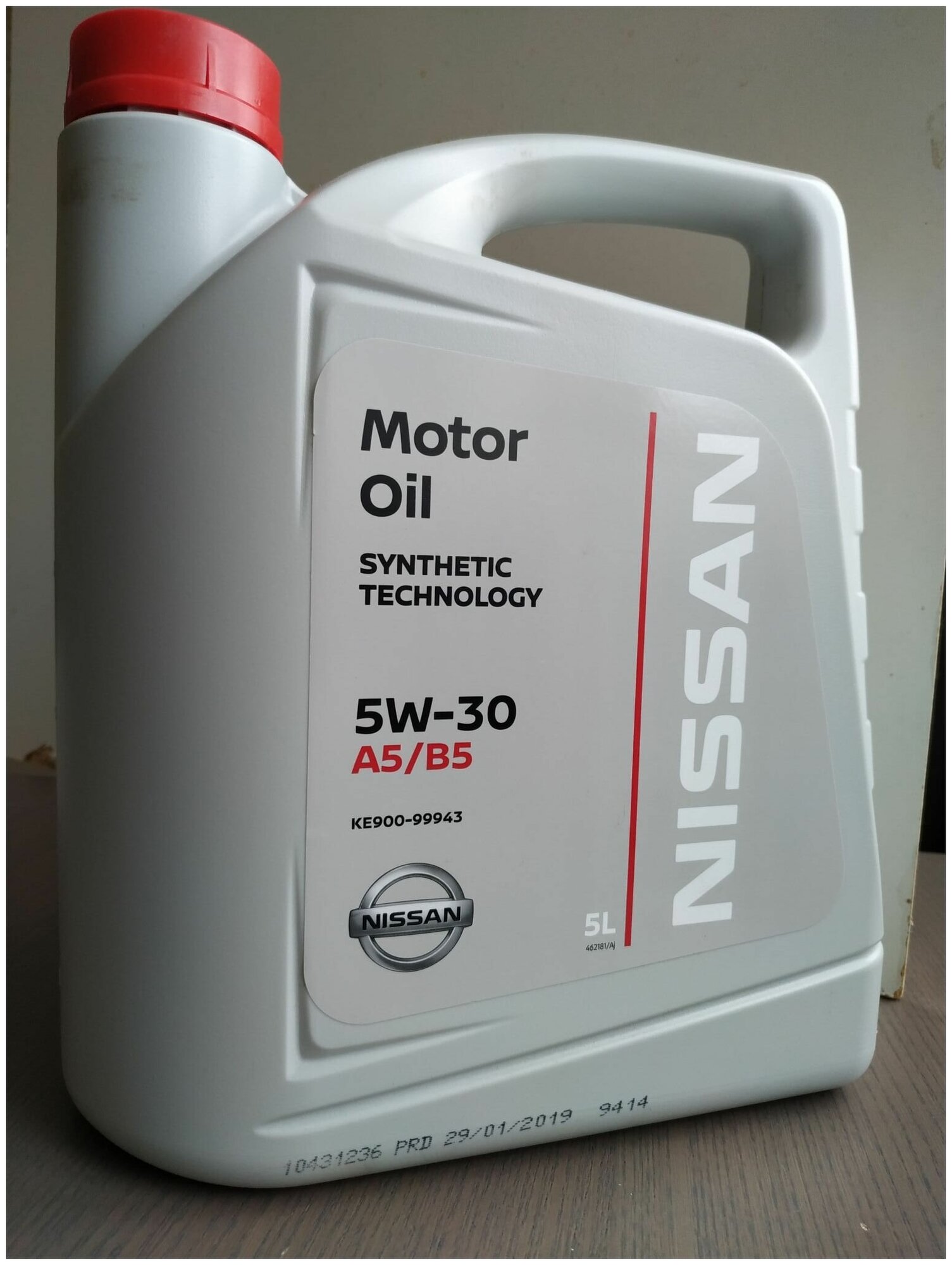 Моторное масло Nissan 5W-30 A5/B5, 5 л, 5 кг, 1 шт