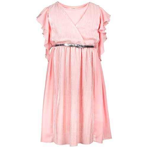 Платье с тонким ремешком Aletta AE88027 цвет розовый 10 лет