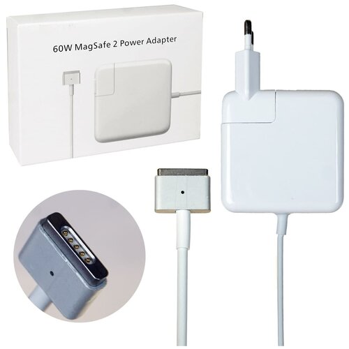 блок питания зарядное устройство для ноутбуков apple macbook 60w magsafe 2 16 5v 3 65a Блок питания MG321 MagSafe 60W (16,5V/3,65A) зарядное устройство MagSafe со встроенным кабелем