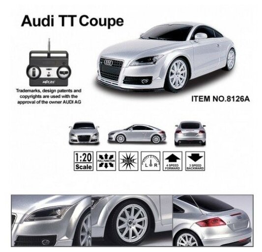 Машина MJX Audi TT 1:20 - 8126A