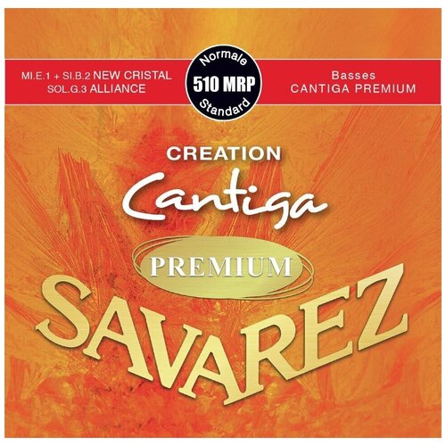 5 я струна для классических гитар savarez 515 j cantiga a 36 Savarez 510MRP Standard Tension струны для классической гитары