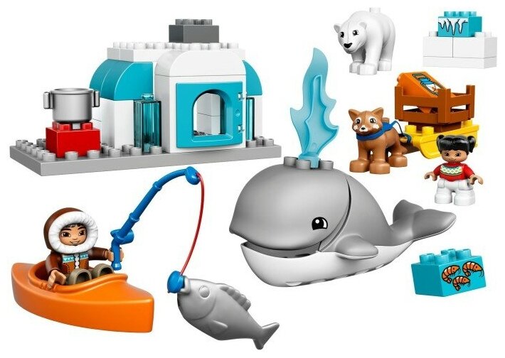 Конструктор LEGO DUPLO Town Вокруг света: Арктика (10803)