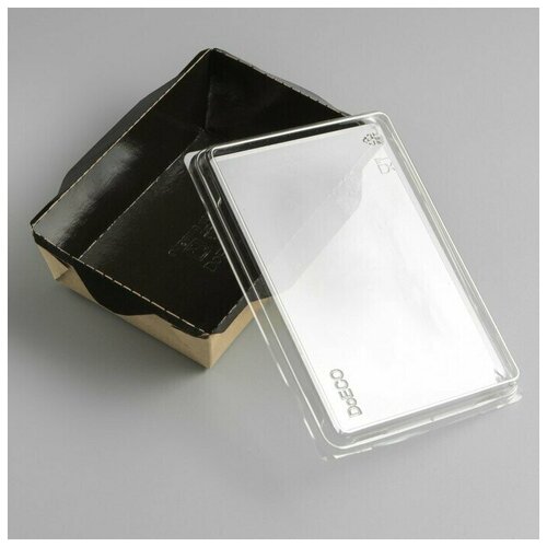 Упаковка Салатник салатница с прозрачной крышкой черный 145 х 95 х 45 см 04 л 883₽