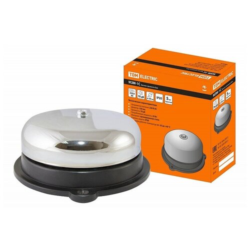 фото Звонок громкого боя мзм-1с-150мм 78дб 220в tdm, цена за 1 шт tdm еlectric