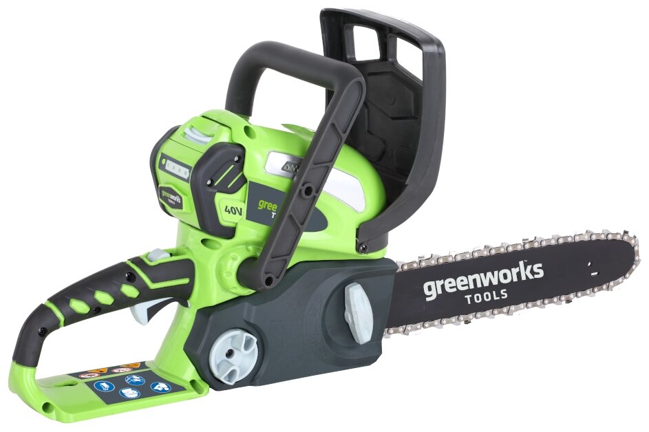 Пила цепная аккумуляторная GreenWorks G-MAX 40V G40CS30K2