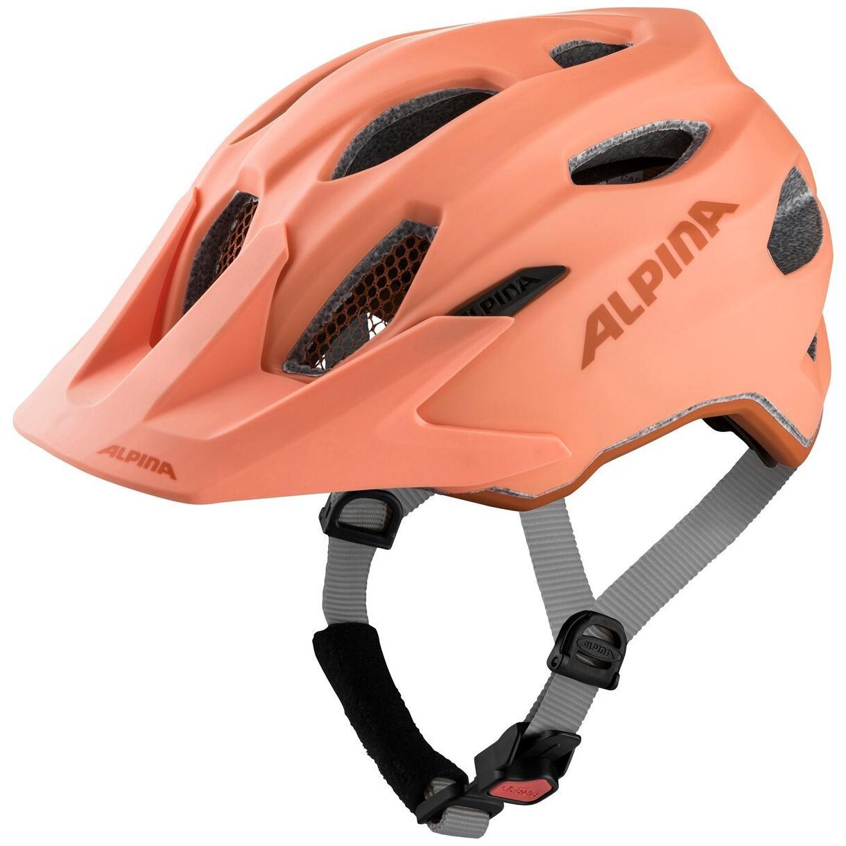 Велошлем Alpina 2022 Carapax Jr. Peach Matt (см:51-56)