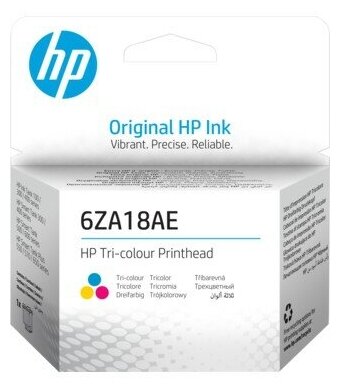 Hp Печатающая головка 6ZA18AE многоцветный для InkTank 100 300 400 SmartTank 300 400 500 600 SmartTankPlus 550 570 650
