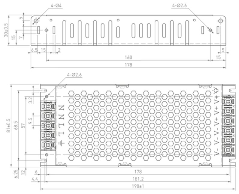 020991 Блок питания HTS-200-5-Slim (5V, 40A, 200W) Arlight - фото №2