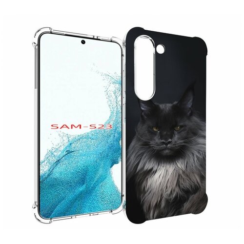 Чехол MyPads кошка мейн кун 2 для Samsung Galaxy S23 задняя-панель-накладка-бампер чехол mypads кошка мейн кун 2 для samsung galaxy s23 plus задняя панель накладка бампер