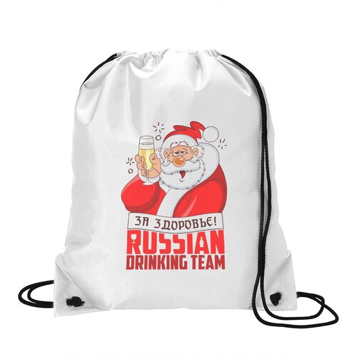 фото Сумка для обуви coolpodarok за здоровье russian drinking team (новый год)
