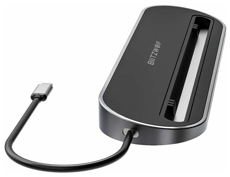 USB-Хаб BlitzWolf BW-TH9 12 in 1 USB C Docking Hub Black