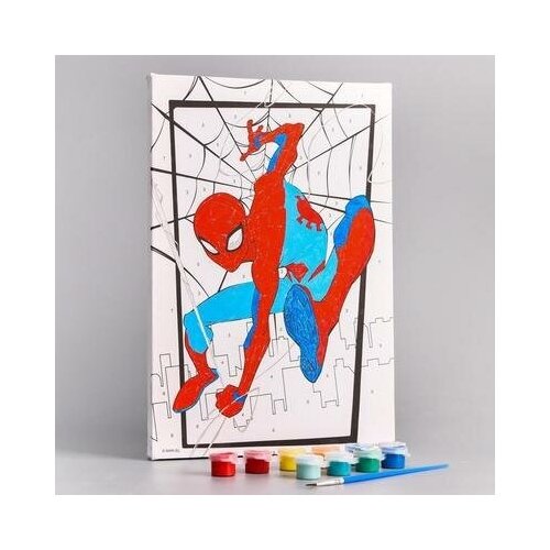 Картина по номерам Герой 20 х 30 см, Человек-Паук 5142418 . картина по номерам герой 20 х 30 см человек паук