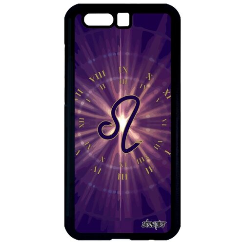 фото Красивый чехол на телефон // honor 9 // "гороскоп лев" созвездие каллиграфия, utaupia, фиолетовый
