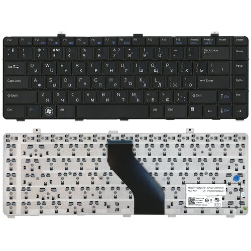 Клавиатура для ноутбука Dell 904M107S0R черная 147000₽