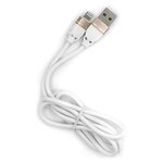 USB-кабель BYZ BL-696i AM-8pin (Lightning) 1 метр, 3A, силикон, белый - изображение