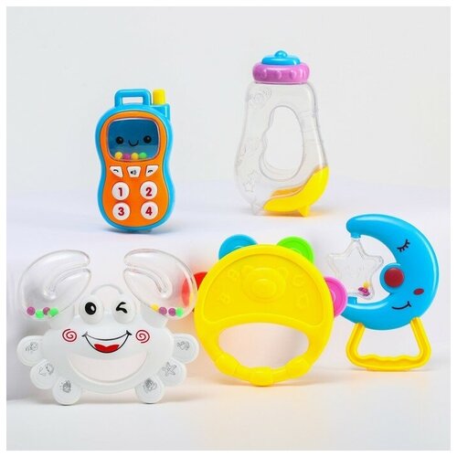 Набор погремушек «Малыши», эластичные элементы