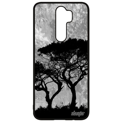 фото Защитный чехол на // xiaomi redmi note 8 pro // "гренадил" саванна дизайн, utaupia, голубой