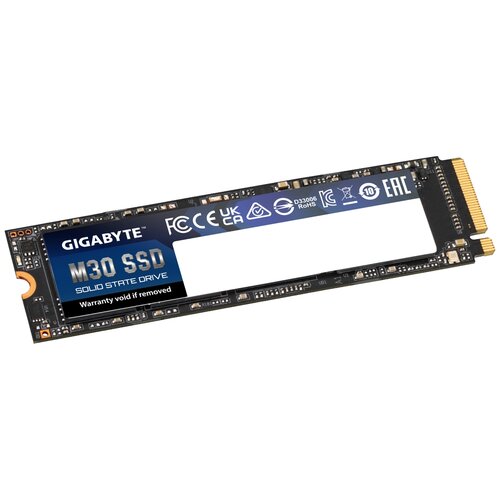 M.2 2280 1TB Gigabyte M30 Client SSD GP-GM301TB-G PCIe Gen3x4 with NVMe, 3500/3000, IOPS 308/332K, MTBF 2M, 3D TLC, 2048MB, 650TBW, 0,36DWPD, RTL