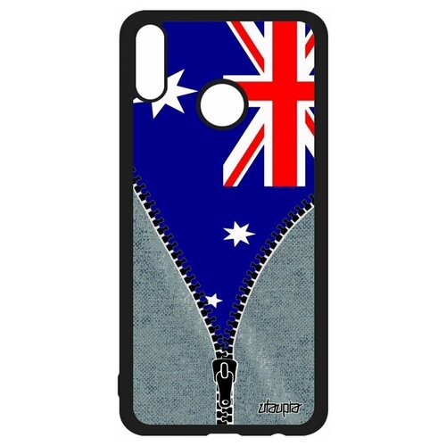 фото Чехол для honor 8x, "флаг австралии на молнии" патриот государственный utaupia