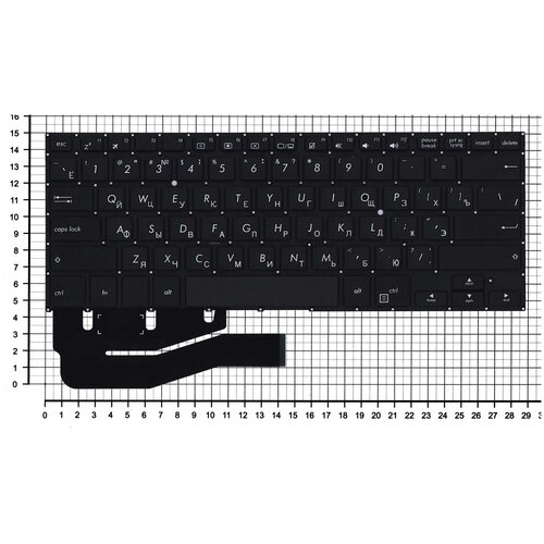 Клавиатура для ноутбука Asus TP410U черная 601₽