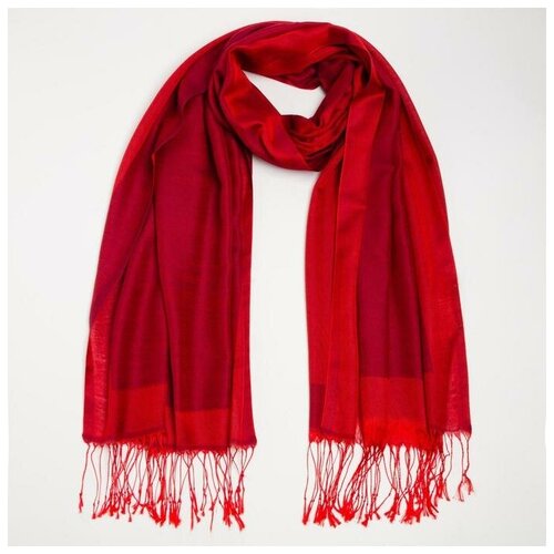 Ааааа Палантин текстильный, цвет красный, размер 70х180, (1 шт)