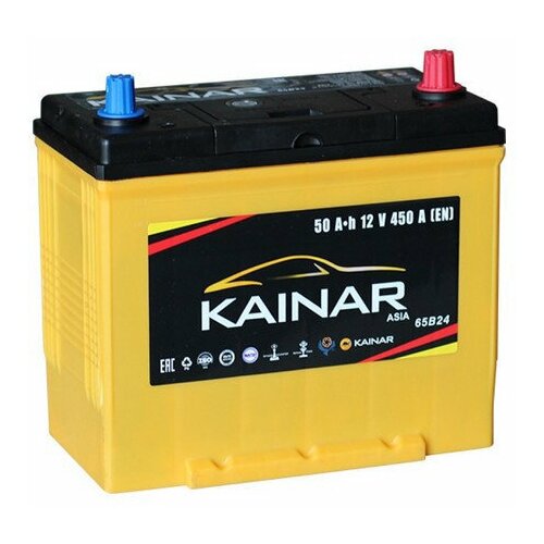 АКБ KAINAR-65B24L, 50 А/часа, Обратной полярности, 236х129х220мм