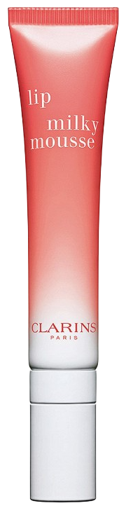 Clarins Кремовый блеск для губ Lip Milky Mousse, 02 milky peach
