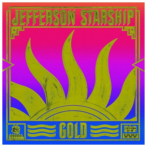 Виниловая пластинка Jefferson Starship / Gold (Coloured Vinyl)(LP+7 Vinyl Single) printio футболка классическая jefferson airplane