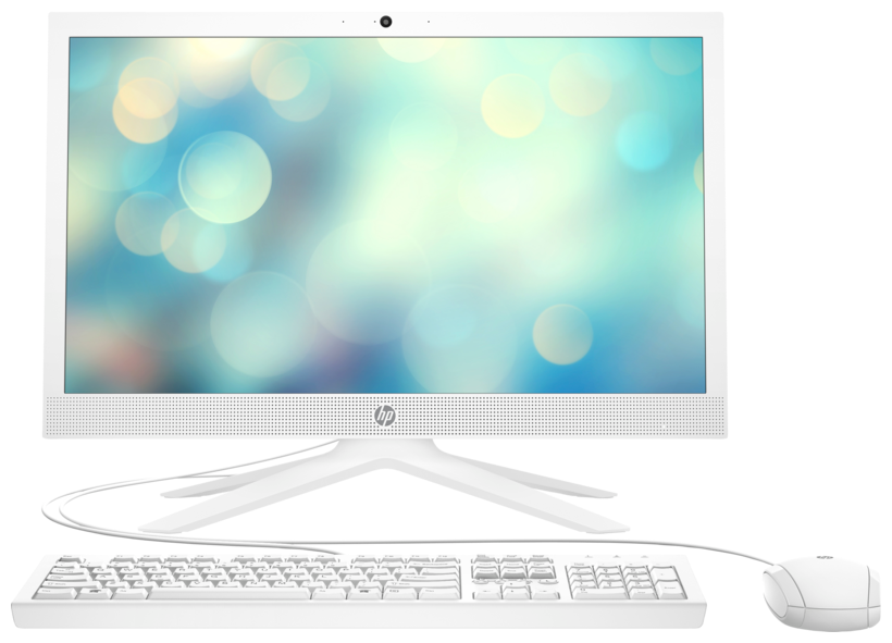 Моноблок HP 21-b0057ur 5D232EA (20.7", Core i3 1005G1, 8 ГБ/ SSD 256 ГБ, UHD Graphics) Белый