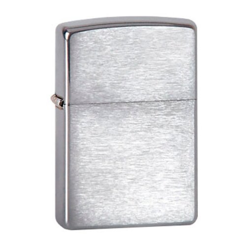 Зажигалка Classic с покр. Brushed Chrome серебристая серебристый Zippo 200 GS